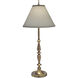 Ellie 34 inch 150.00 watt Antique Brass Buffet Lamp Portable Light