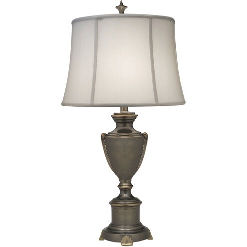 Ellie 32 inch Vintage Silver and Gold Table Lamp Portable Light