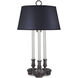 Ellie 27 inch 150.00 watt Antique Old Bronze Desk Lamp Portable Light