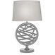 Ellie 26 inch Silver Table Lamp Portable Light
