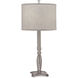 Ellie 25 inch Satin Nickel Buffet Lamp Portable Light