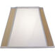 Ellie Off White 15 inch Lampshade, Square Gallery