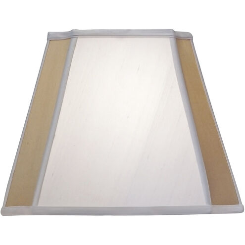 Ellie Off White 15 inch Lampshade, Square Gallery