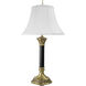 Ellie 33 inch 150.00 watt Burnished Brass Table Lamp Portable Light