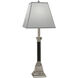 Ellie 32 inch Antique Nickel Buffet Lamp Portable Light