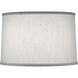 Ellie Global White 18 inch Lampshade, Empire