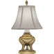 Ellie 18 inch Burnished Brass Mini Lamp Portable Light