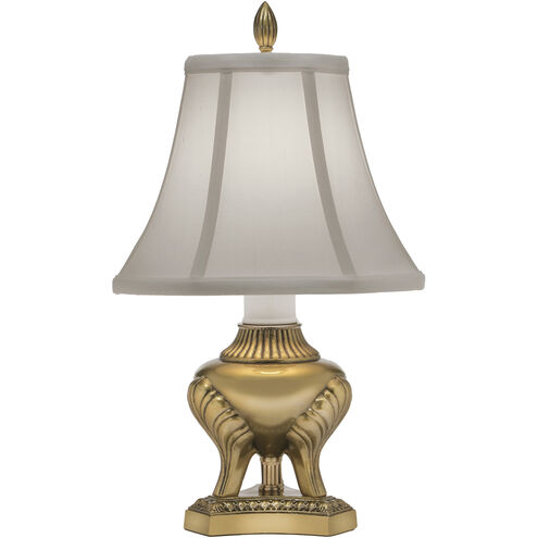 Ellie 18 inch Burnished Brass Mini Lamp Portable Light