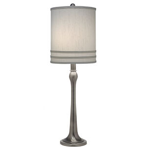 Ellie 32 inch 150.00 watt Antique Nickel Table Lamp Portable Light