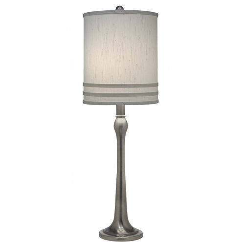 Ellie 32 inch 150.00 watt Antique Nickel Table Lamp Portable Light