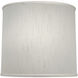 Ellie Global White 16 inch Lampshade, Square