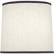 Ellie Cream Aberdeen 15 inch Lampshade, Drum