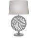Ellie 26 inch Silver Table Lamp Portable Light