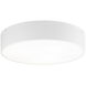 Snare 3 Light 16 inch White Flush Mount Ceiling Light