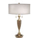 Ellie 27 inch Antique Nickel Table Lamp Portable Light