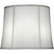 Ellie Ivory 15 inch Lampshade, Drum