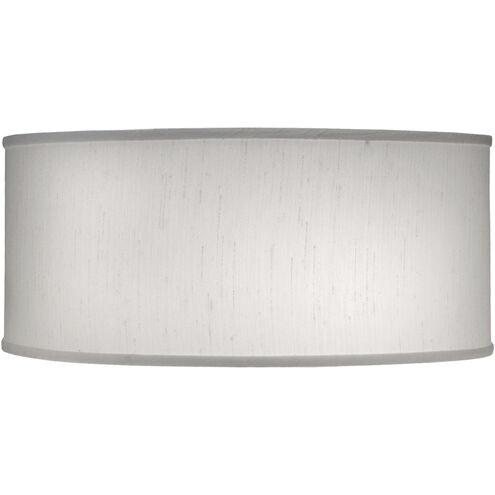 Ellie Global White 18 inch Lampshade, Drum