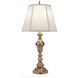 Ellie 33 inch 150 watt Antique Brass Table Lamp Portable Light