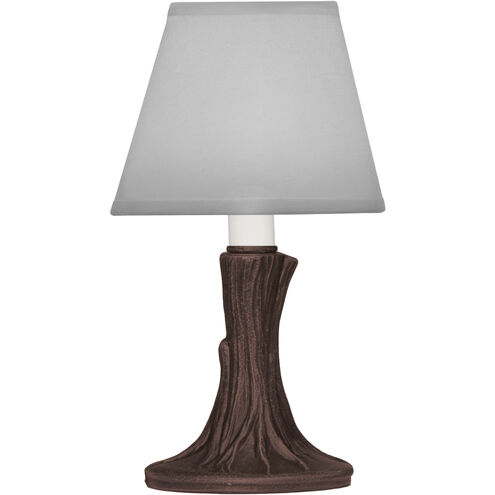 Ellie 9.5 inch Rust Candle Lamp Portable Light