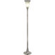 Ellie 67 inch 100.00 watt Satin Nickel Torchierre Portable Light
