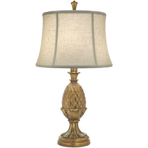 Ellie 30 inch 150.00 watt Polished Honey Brass Table Lamp Portable Light
