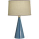 Ellie 25 inch 150.00 watt Jade Green Table Lamp Portable Light