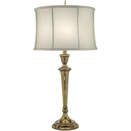 Ellie 31 inch 150 watt Burnished Brass Table Lamp Portable Light