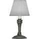 Ellie 9.5 inch Charcoal Candle Lamp Portable Light