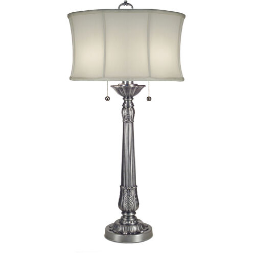 Ellie 37 inch 100.00 watt Pewter Table Lamp Portable Light