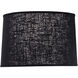 Ellie Black 15 inch Lampshade, Bell