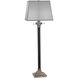 Ellie 61 inch 150.00 watt Antique Nickel Floor Lamp Portable Light