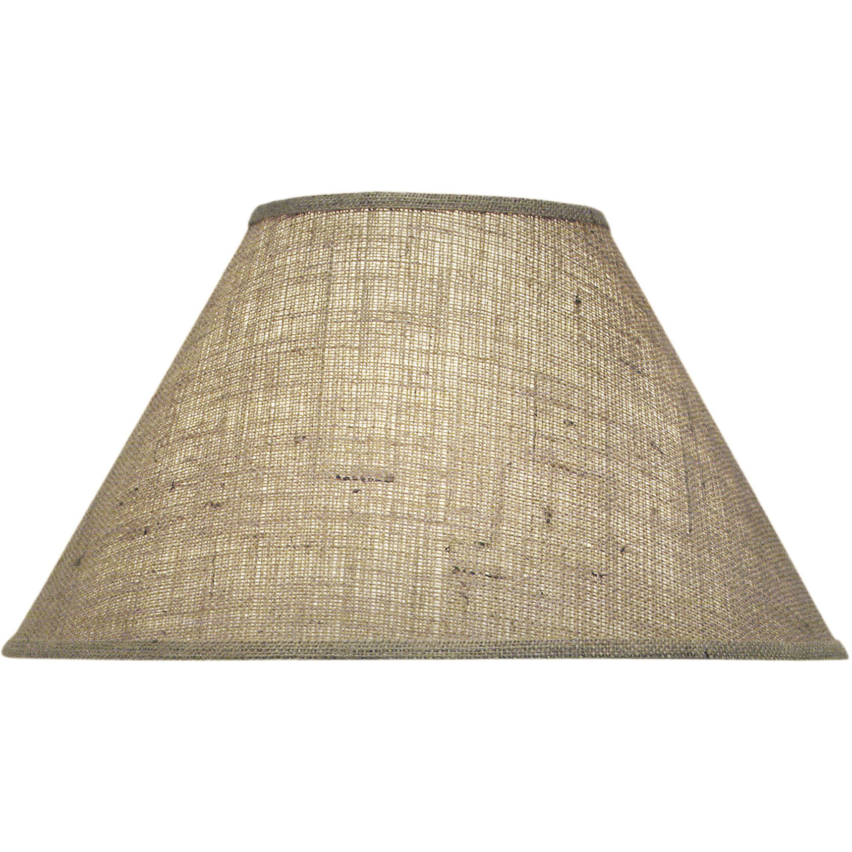 Ellie Natural Burlap 20 inch Lampshade, Empire