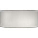 Ellie Global White 16 inch Lampshade, Drum