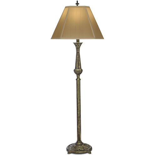 Ellie 64 inch 150 watt Tortoise Shell Floor Lamp Portable Light