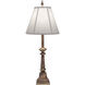 Ellie 31 inch 150 watt Antique Brass Buffet Lamp Portable Light