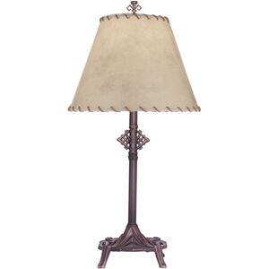 Ellie 33 inch Oxidized Bronze Table Lamp Portable Light