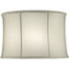 Ellie Off White 18 inch Lampshade, Empire