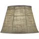 Ellie Natural Burlap 18 inch Lampshade, Drum