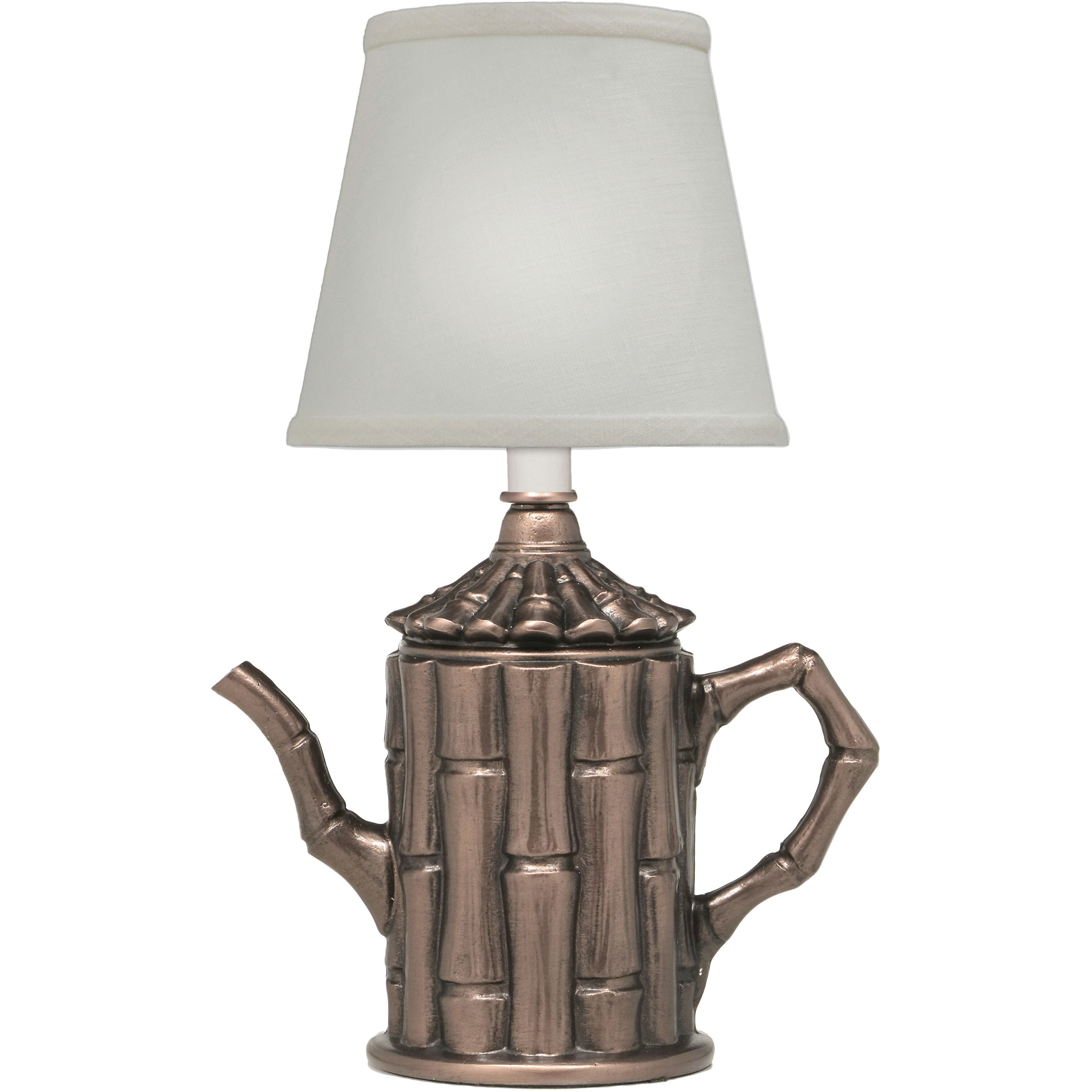 Ellie 14 inch Antique Old Bronze Mini Lamp Portable Light