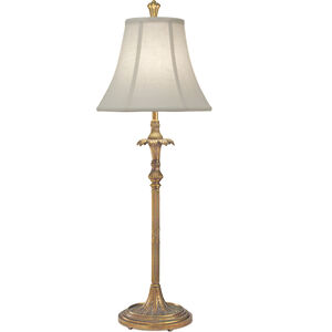 Ellie 35 inch 150.00 watt Polished Honey Brass Buffet Lamp Portable Light