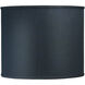 Ellie Black 14 inch Lampshade, Drum