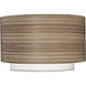 Ellie Veneer 16 inch Lampshade, Drum