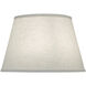Ellie Cream Aberdeen 17 inch Lampshade, Hex