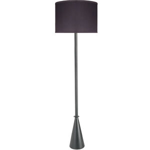 Ellie 61.5 inch 150.00 watt Black Verdigris Floor Lamp Portable Light in Black Verdigris Texture