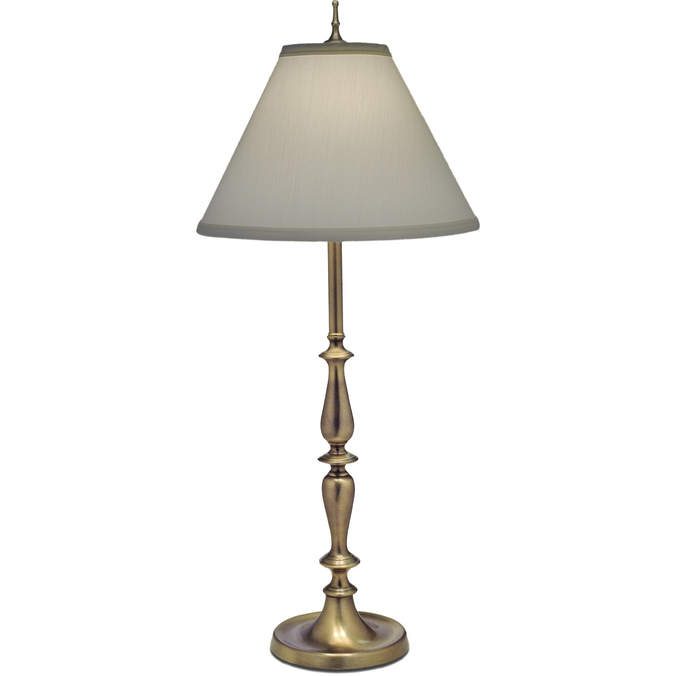 Ellie 34 inch 150 watt Antique Brass Buffet Lamp Portable Light