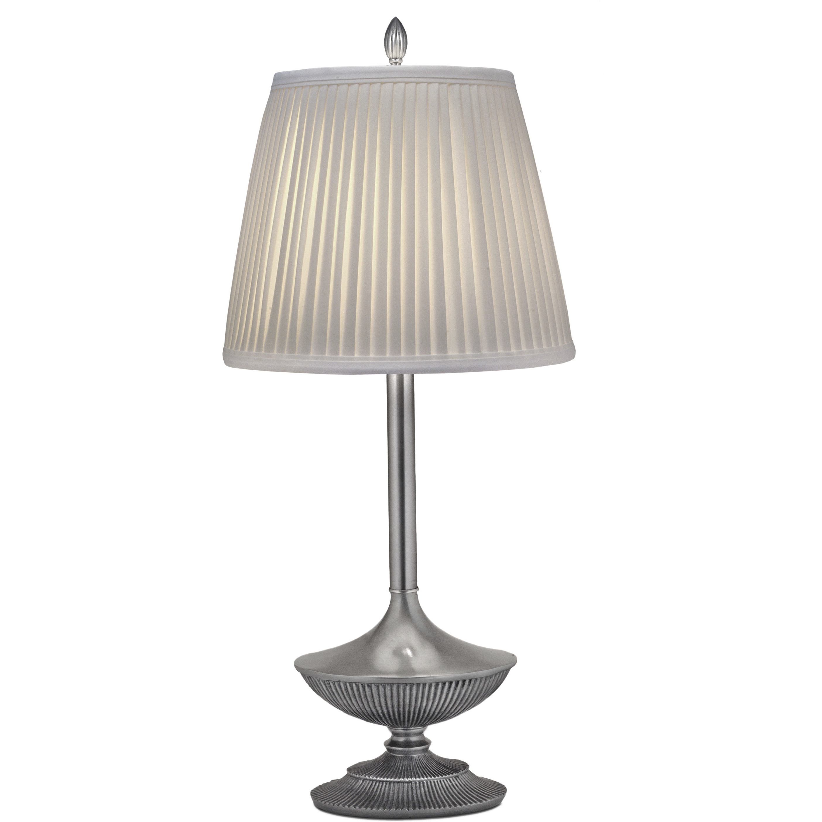 Ellie 28 inch 150 watt Pewter Buffet Lamp Portable Light