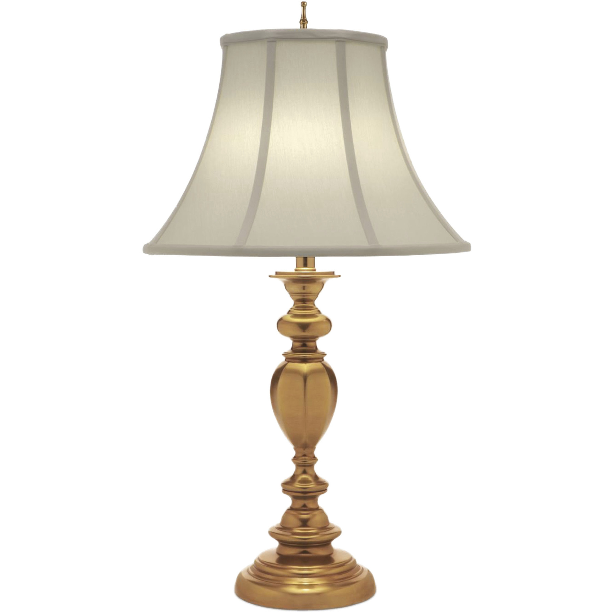 Ellie 33 inch 150 watt Umbered Brass Table Lamp Portable Light