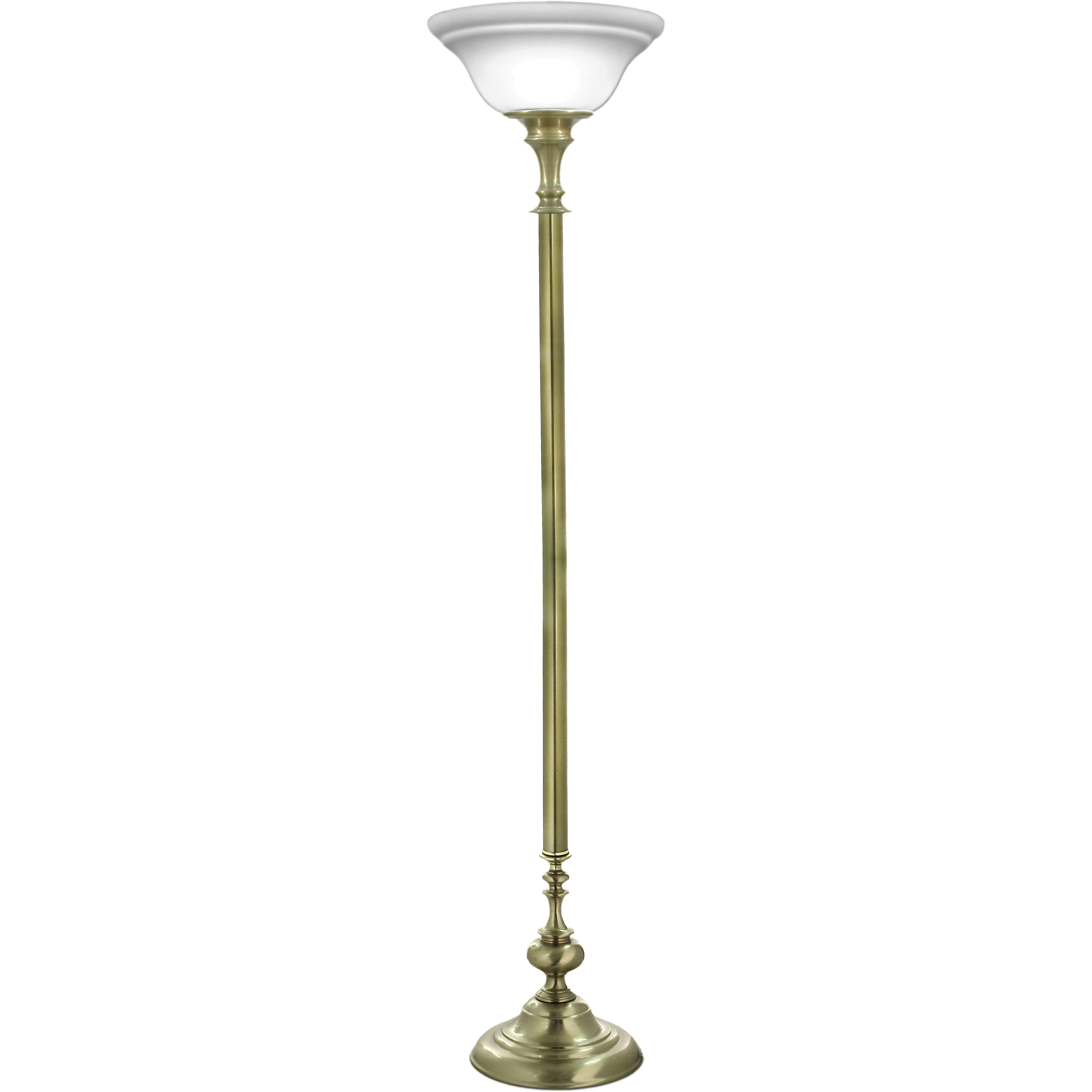 Ellie 70 inch 150.00 watt Satin Brass Torchierre Portable Light