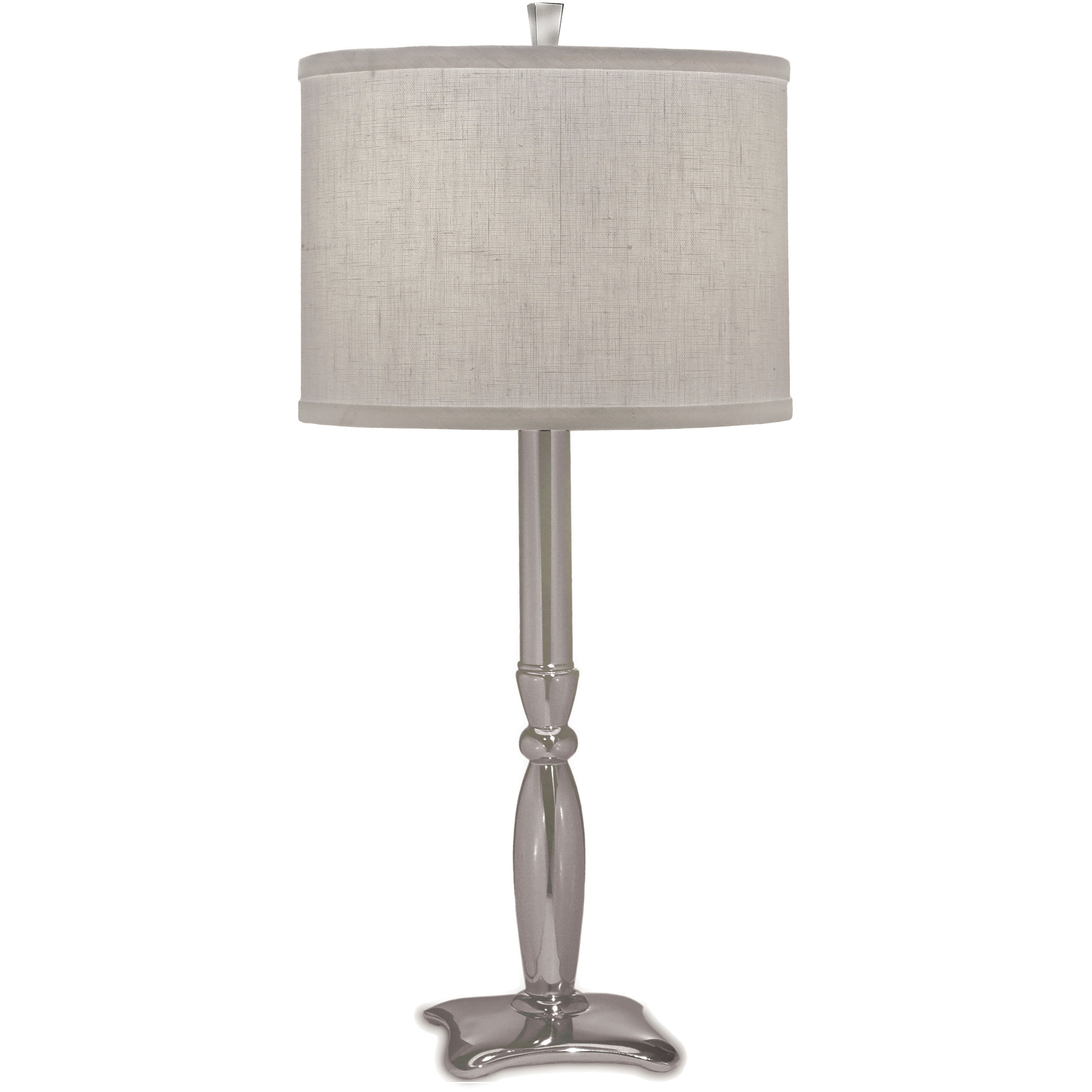 Ellie 25 inch Satin Nickel Buffet Lamp Portable Light