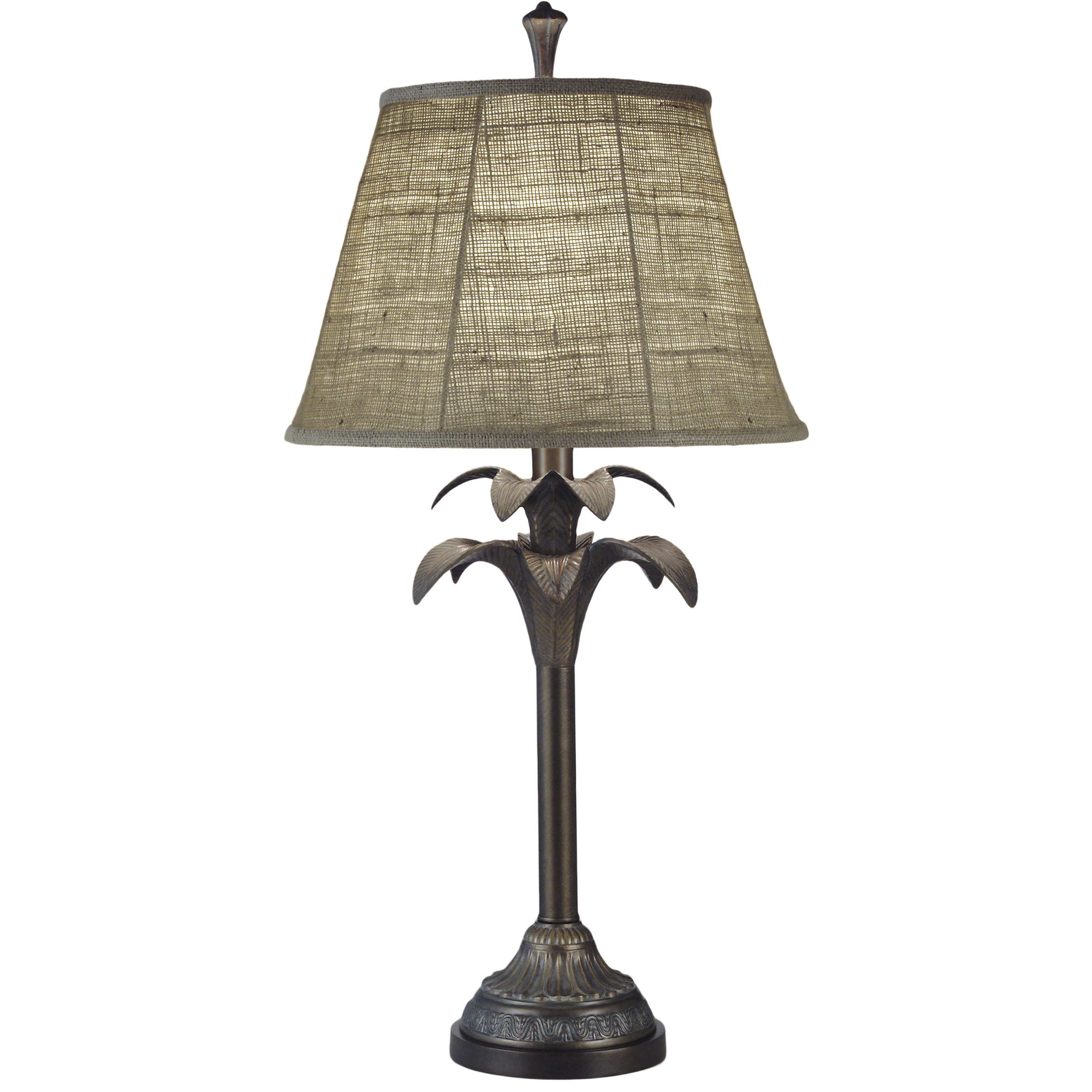 Ellie 33 inch 150 watt Palm Leaf Table Lamp Portable Light
